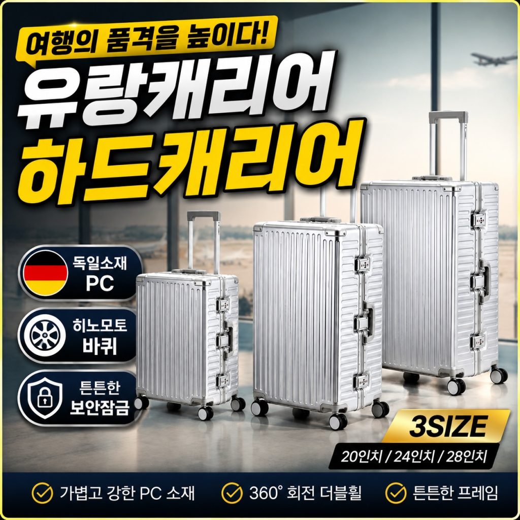 하드캐리어 추천 유랑캐리어 외관
