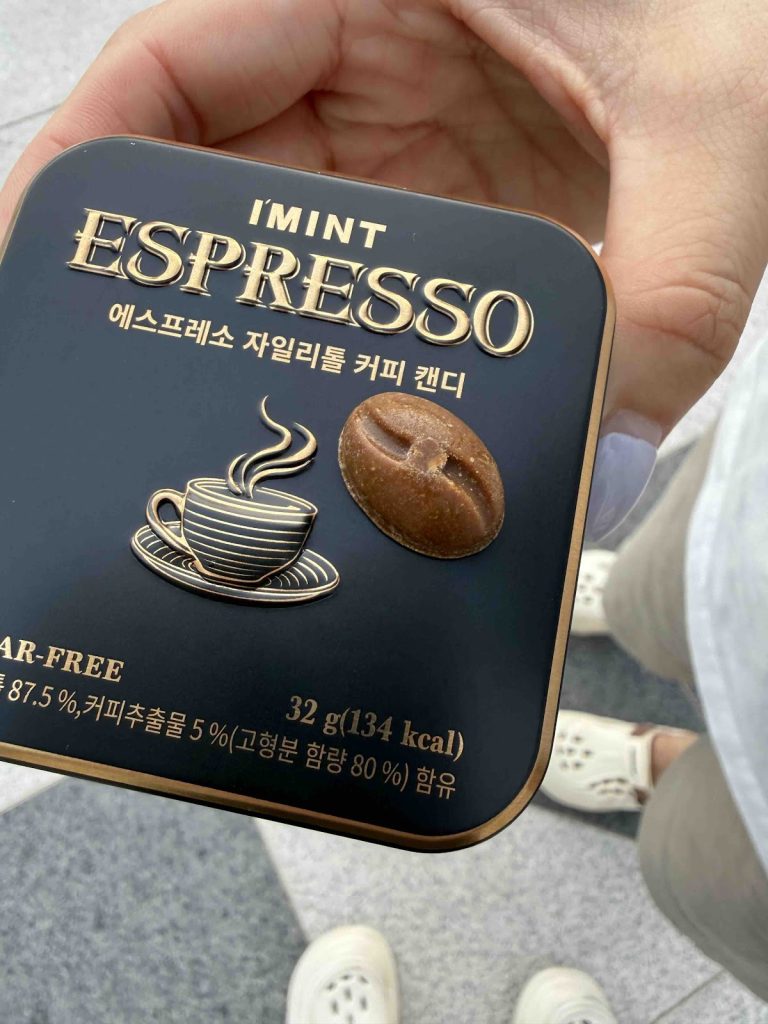 맛없는 졸음 껌 대신! 진한 커피 향 가득한 아이민트 에스프레소 캔디 리뷰